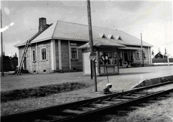 Kemijärven ensimmäinen rautatieasema