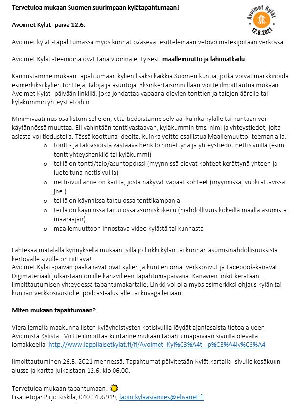 Avoimet kylät-päivä 12.6.JPG