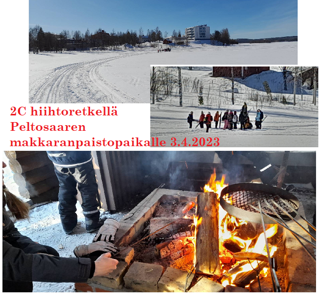 Kemijärvi Hillatien koulun 2C hiihtoretkellä Peltosaaren makkaranpaistopaikalle 3.4.2023_.png